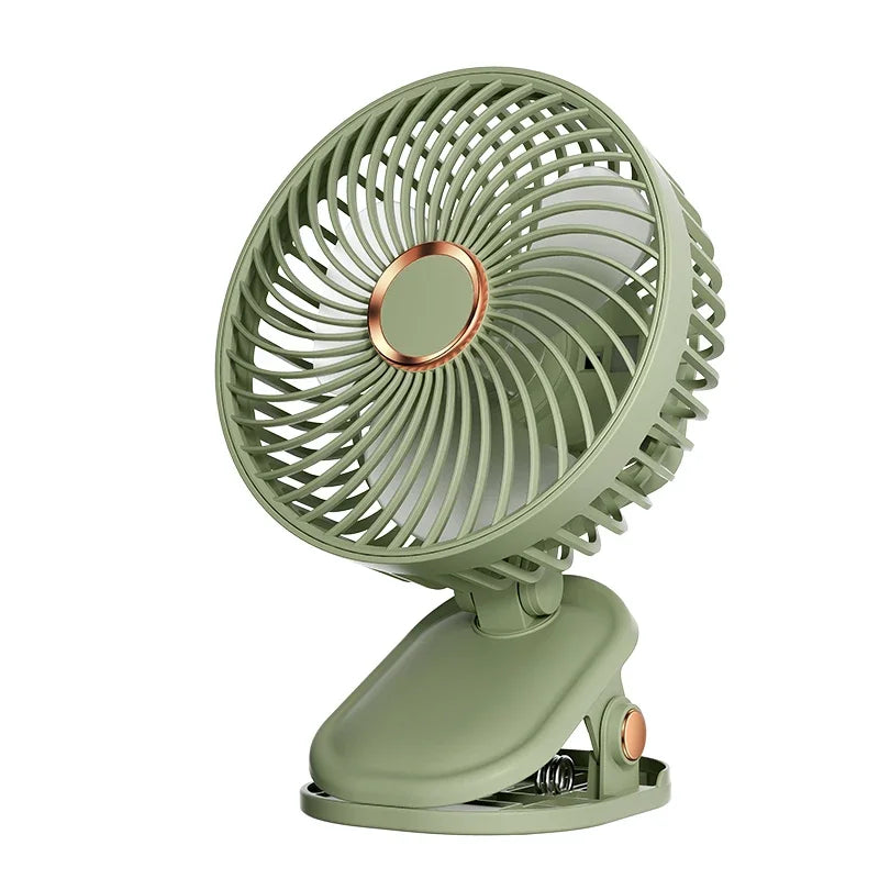Tragbarer Ventilator – 5 Stufen, wiederaufladbar & faltbar