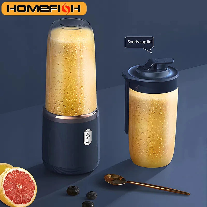 Tragbarer Elektrischer Mixer – 6-Klingen-USB-Blender für Smoothies & Säfte