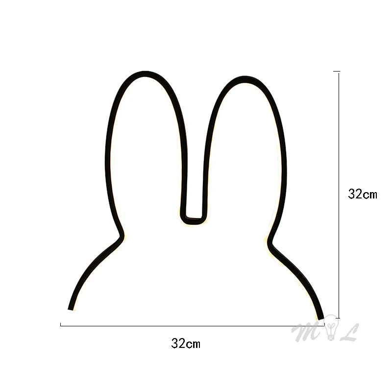 Hasen LED-Lampe