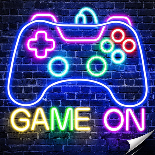 Gamer Neon LED Schild – Leuchtschild für Gaming-Deko & Geschenkideen