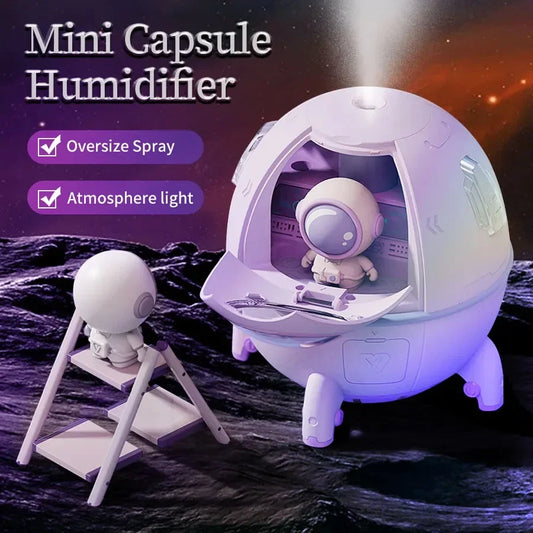 Astronaut Luftbefeuchter – Diffuser mit 7-Farben-Nachtlicht