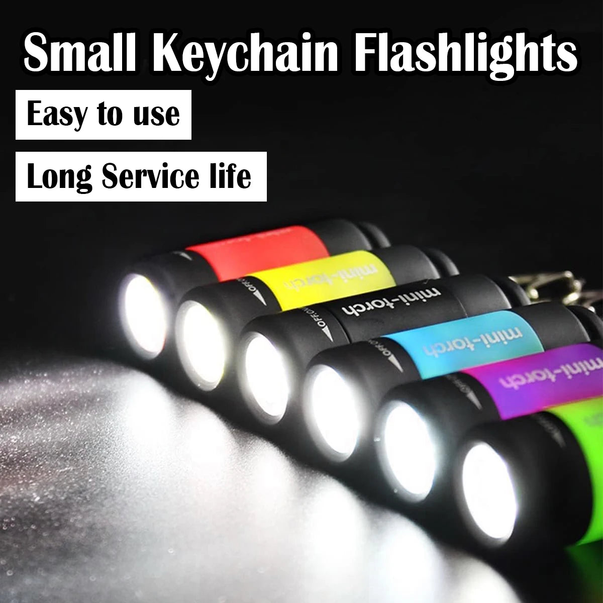 LED Micro-Taschenlampe – Wiederaufladbar, Wasserdicht & Tragbar