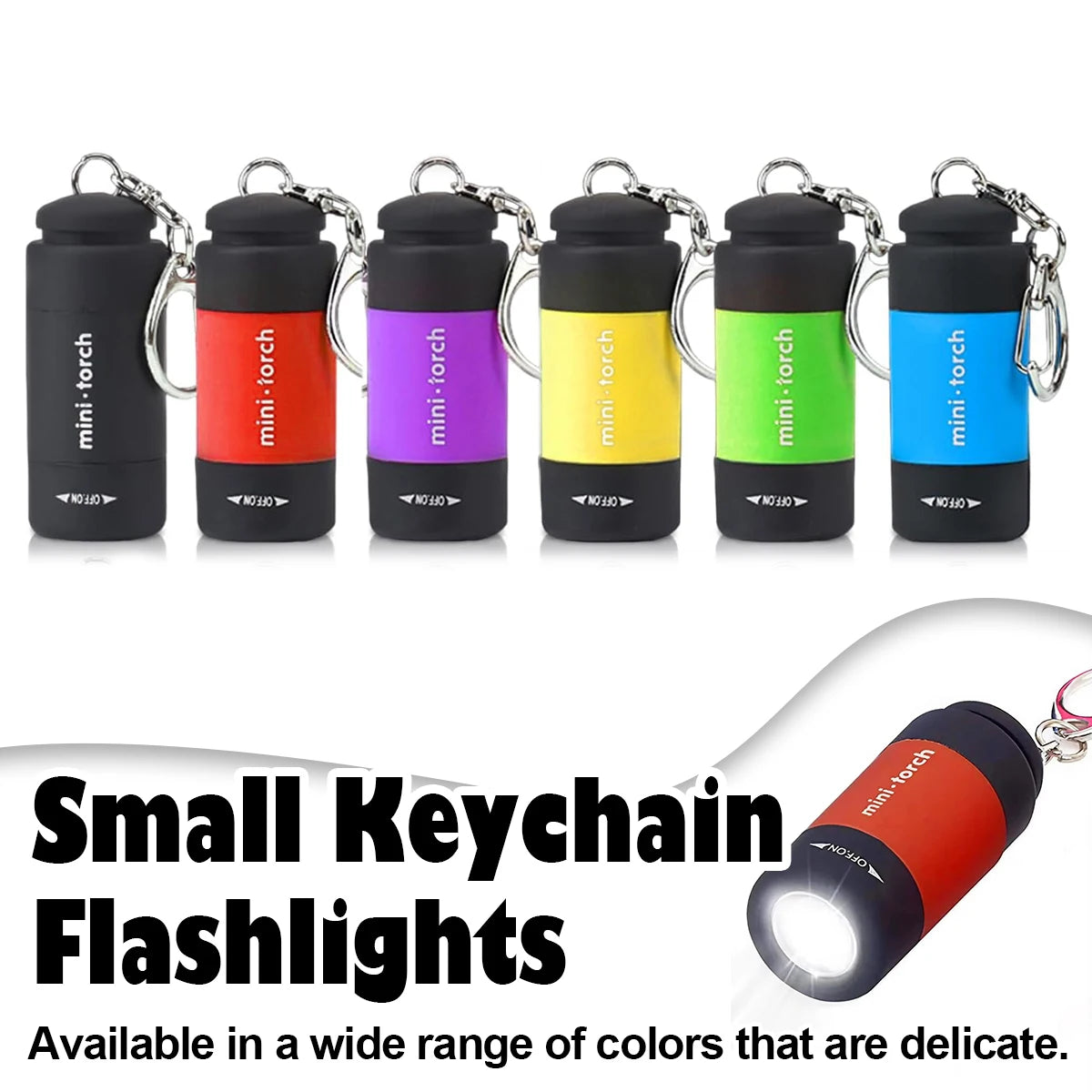 LED Micro-Taschenlampe – Wiederaufladbar, Wasserdicht & Tragbar